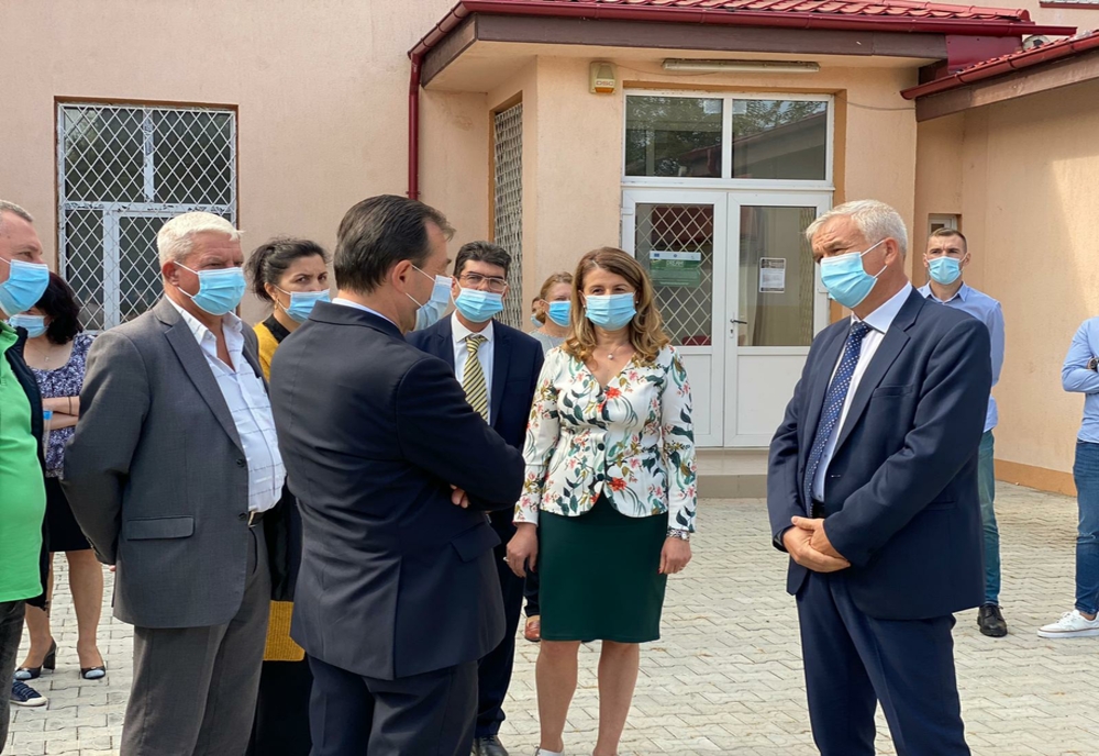 Premierul Ludovic Orban, vizită în județul Giurgiu înainte de alegerile locale