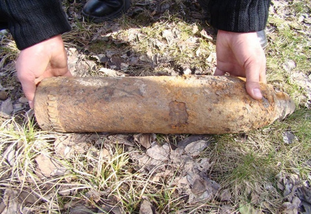 Proiectil descoperit pe un șantier de la marginea orașului Târgoviște