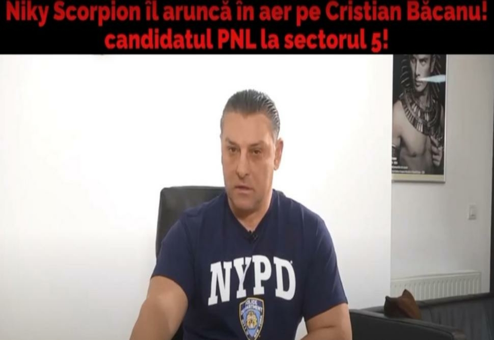 Liberalul Cristian Băcanu, sprijinit de Niky Scorpion la Primăria Sectorului 5