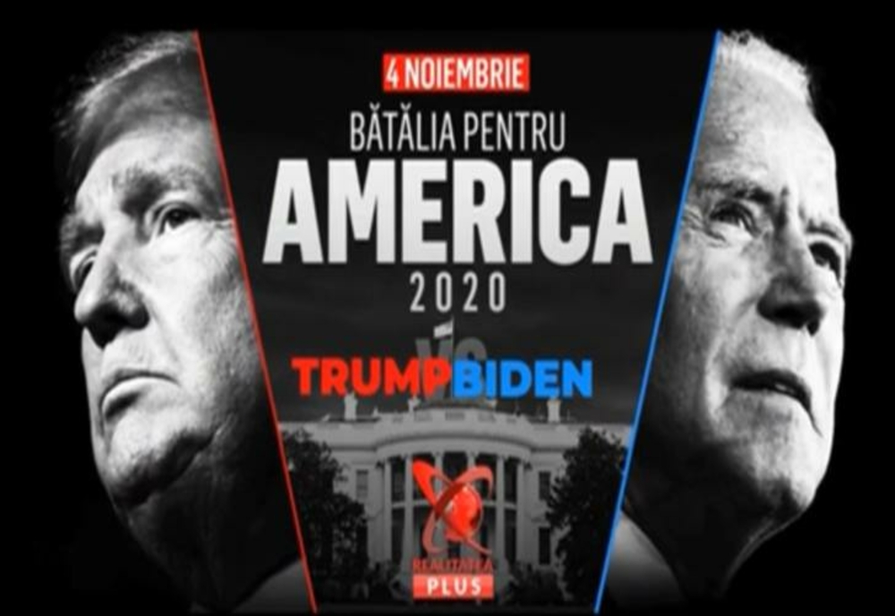 Bătălia pentru America la Realitatea Plus. Cine va fi al 46-lea președinte, Donald Trump sau Joe Biden?