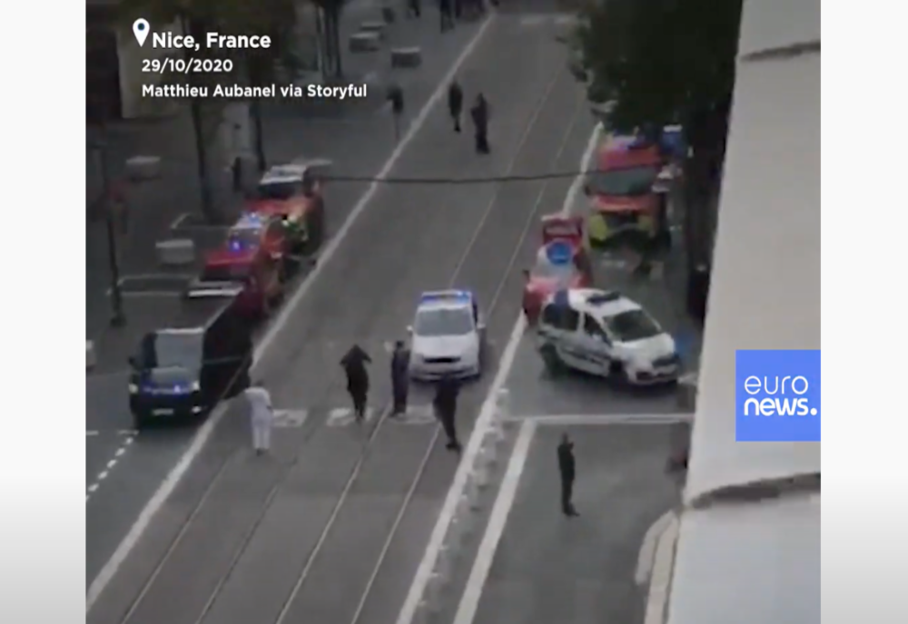Atentat terorist la Nisa! Trei persoane și-au pierdut viața, iar alte câteva au fost rănite prin înjunghiere