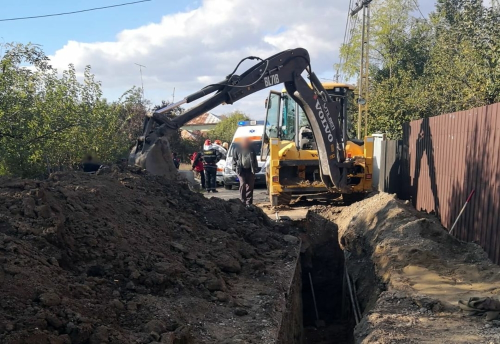 Muncitor mort în Dâmbovița după ce a fost surprins de un mal de pământ