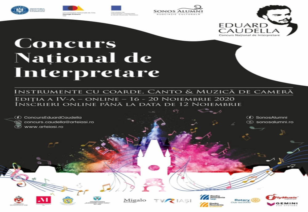 Concursul Național de Interpretare „Eduard Caudella”, anul acesta online