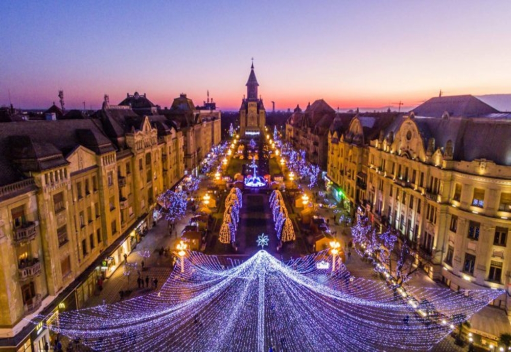 Iluminat festiv de sărbători la Timișoara; se caută soluții pentru târgul de Crăciun