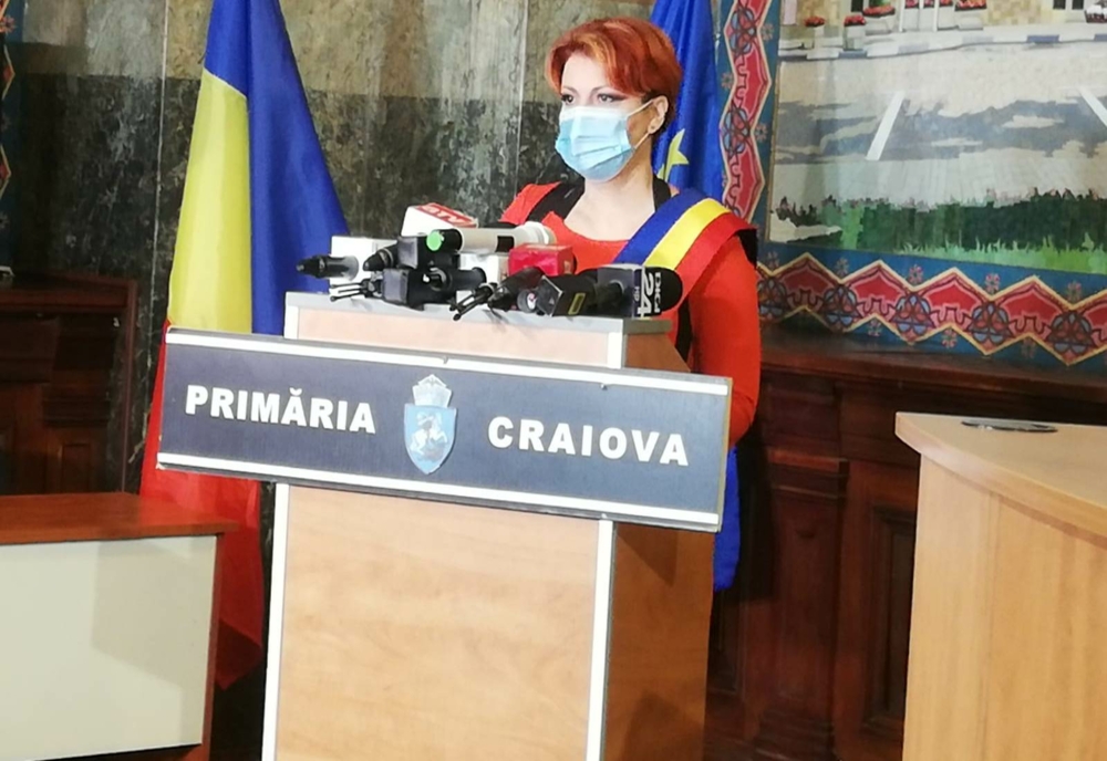 Olguţa Vasilescu şi-a preluat mandatul de primar al Craiovei