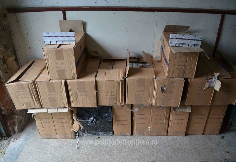 Peste 13.000 de pachete de țigări de contrabandă, confiscate de polițiștii de frontieră din Maramureș! Printre cercetați, și un minor