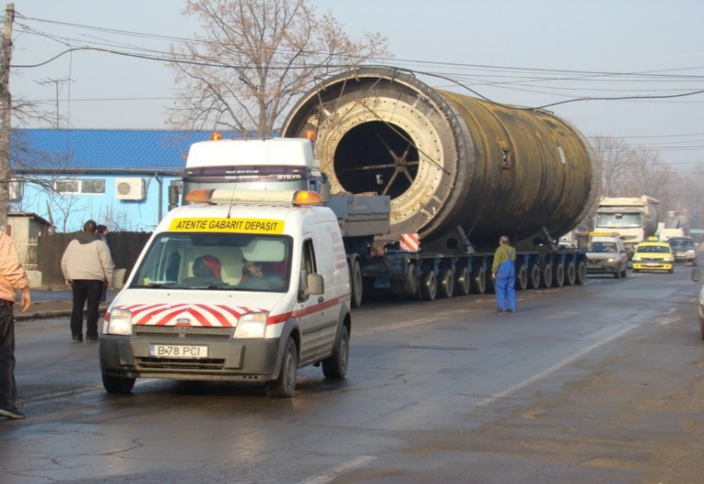 Transport agabaritic pe ruta Nădlac-Centura București