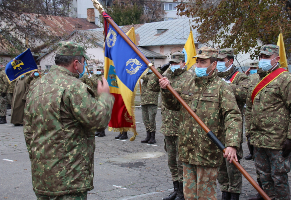Ceremonial de predare primire a comenzii Brigăzii 10 Geniu ,,Dunărea de Jos”
