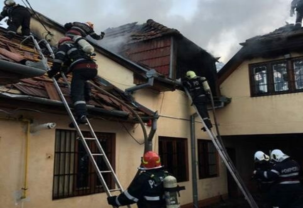 FOTO | Incendiu la un Centru de Plasament pentru Copii din Oradea