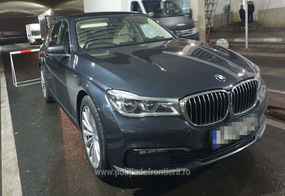BMW căutat de autoritățile britanice, descoperit la Giurgiu   