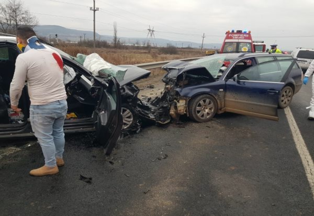 Accident rutier cu 5 victime, pe DN1, la Sibiu! Trafic BLOCAT