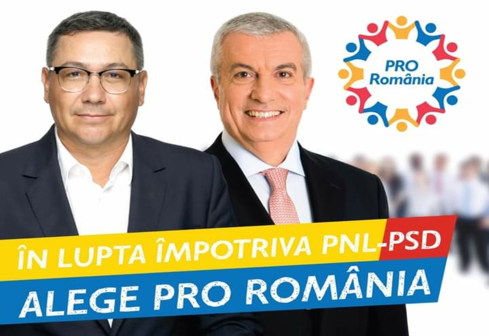 Pro România se apropie de 10% în cel mai recent sondaj de opinie