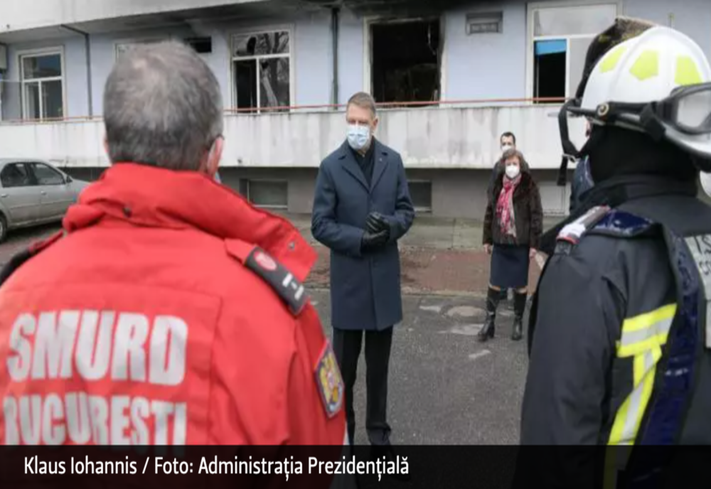 VIDEO Președintele Klaus Iohannis: E nevoie de o reformă profundă pentru ca tragedii ca cea de la „Matei Balș” să nu se mai repete