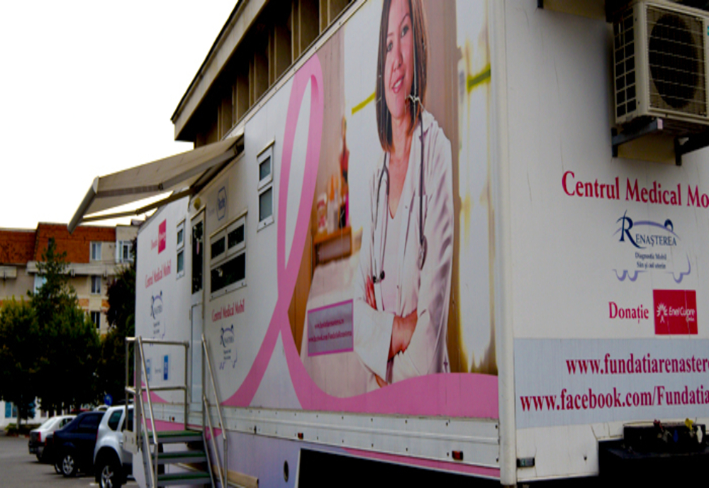 Caravană mobilă pentru depistarea cancerului de col uterin, la Giurgiu
