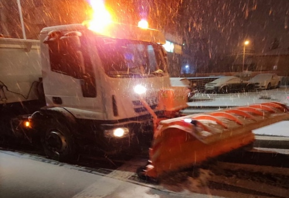 Prima ninsoare serioasă în Târgoviște