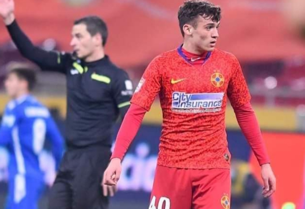Un fotbalist originar din Orșova a debutat duminică într-un meci de Liga I, la FCSB