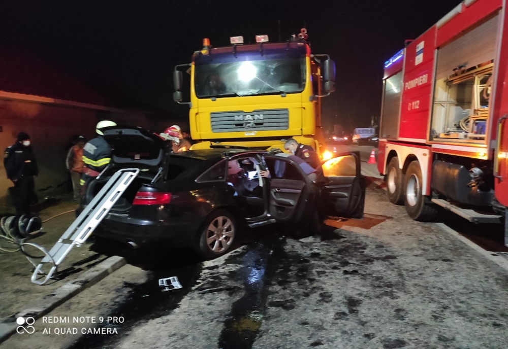FOTO: GRAV accident rutier, într-o comună din Dolj