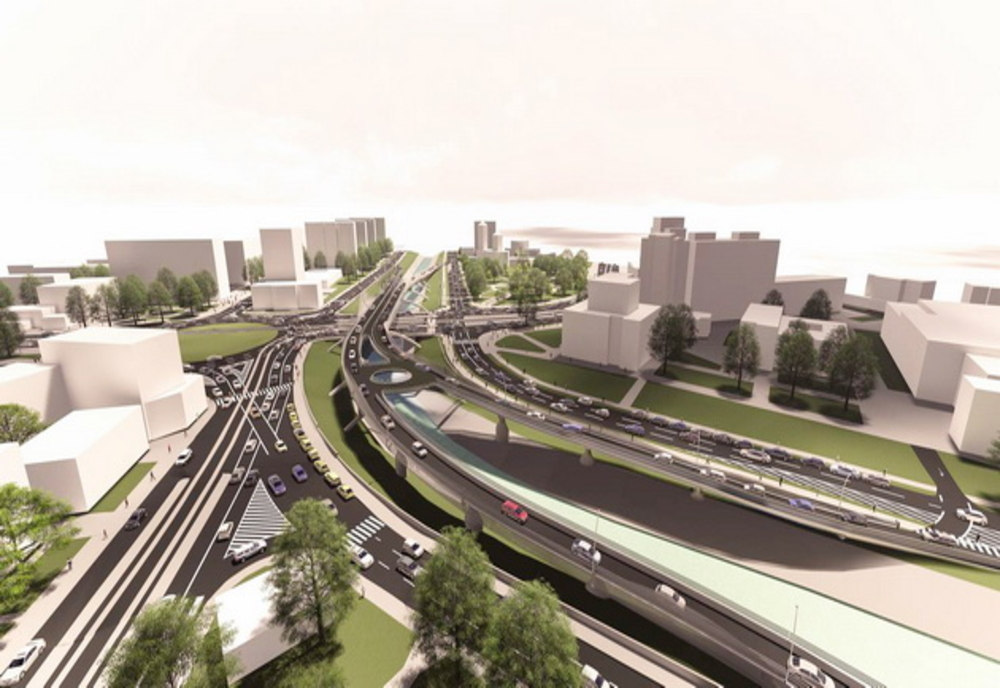 Două pasaje supraterane în zona Podu Roş vor fluidiza traficul rutier în zonă