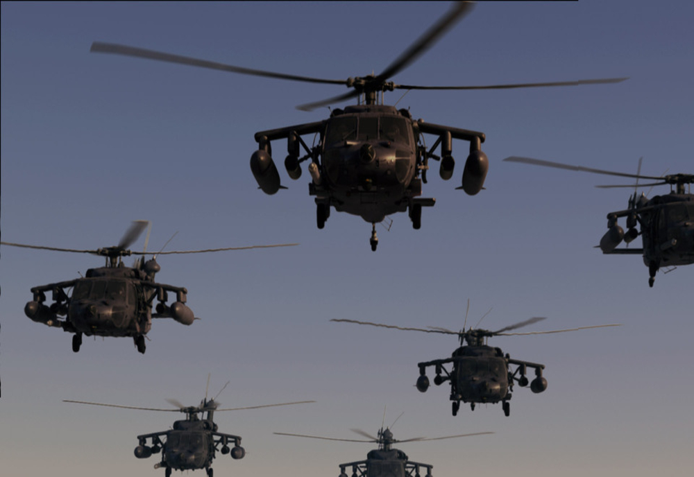 30 de elicoptere Black Hawk sosesc la baza Mihail Kogălniceanu. Anunțul Ambasadei SUA