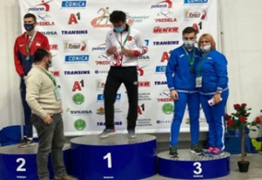 Brăileanul Alexandu Șendrea a câștigat medalia de bonz la Balcaniada de atletism pentru juniori I