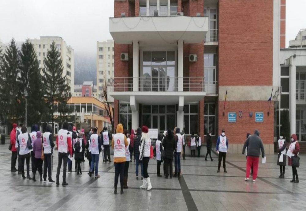Proteste sindicale la Reșița