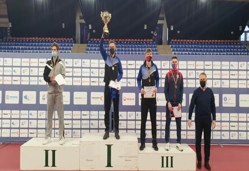 Buzoianul Ovidiu Ionescu la al 7-lea titlu consecutiv de campion național la tenis de masă