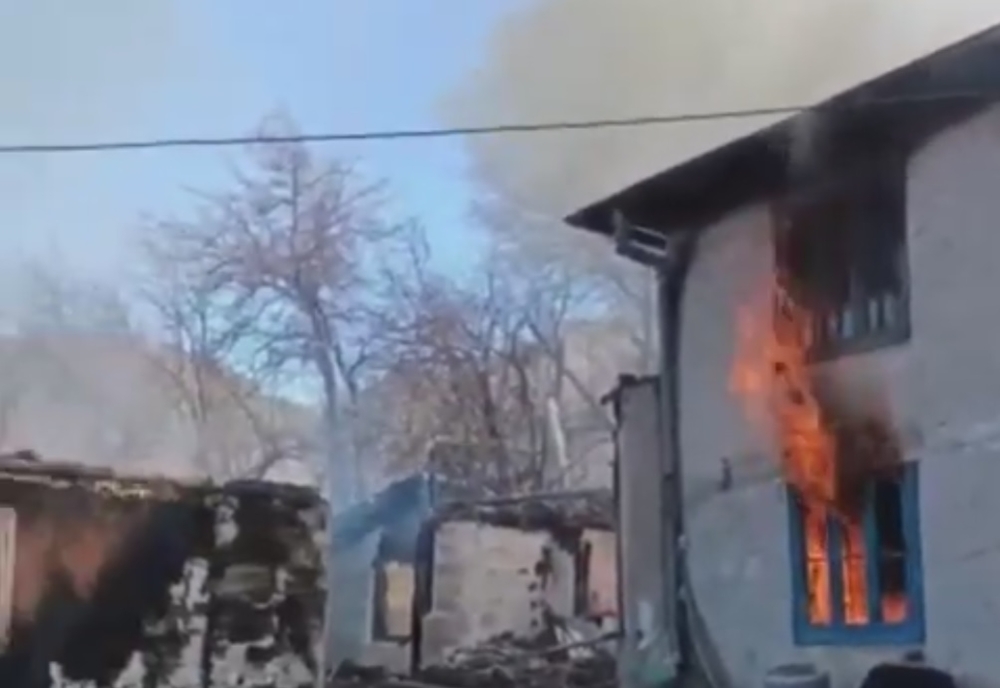 Intervenție de amploare a pompierilor în localitatea Lopătăreasa, comuna Bisoca