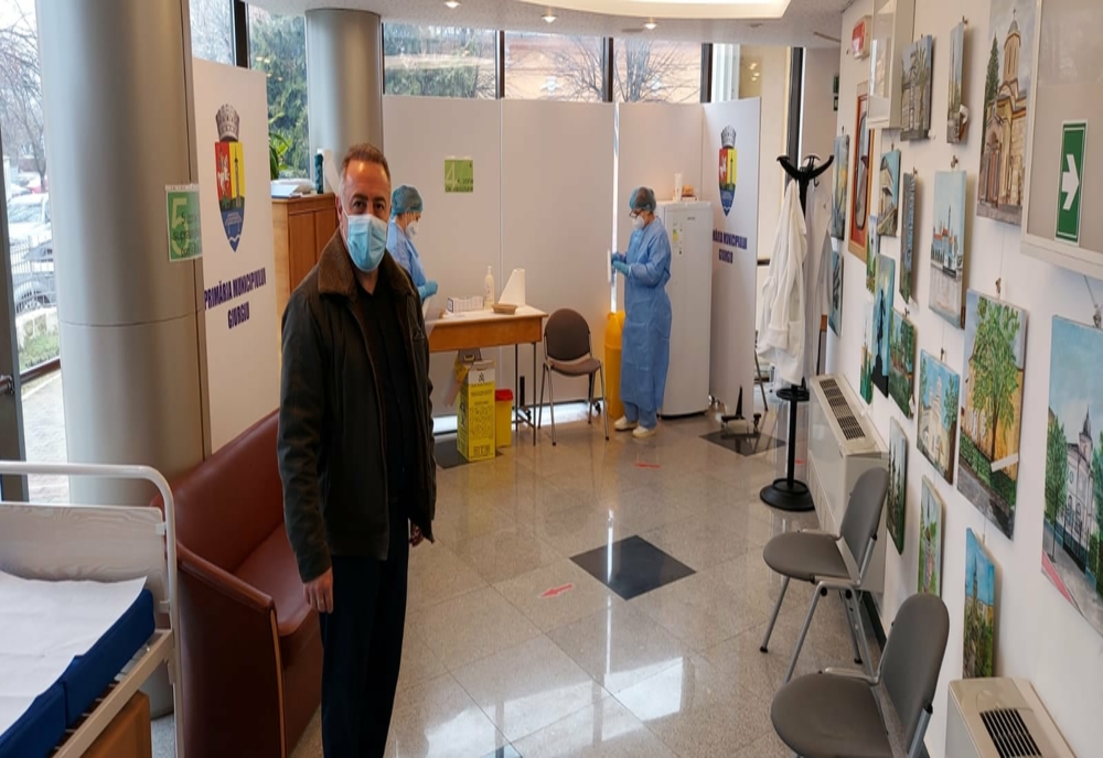 Centrul de vaccinare AstraZeneca din Giurgiu s-a deschis astăzi
