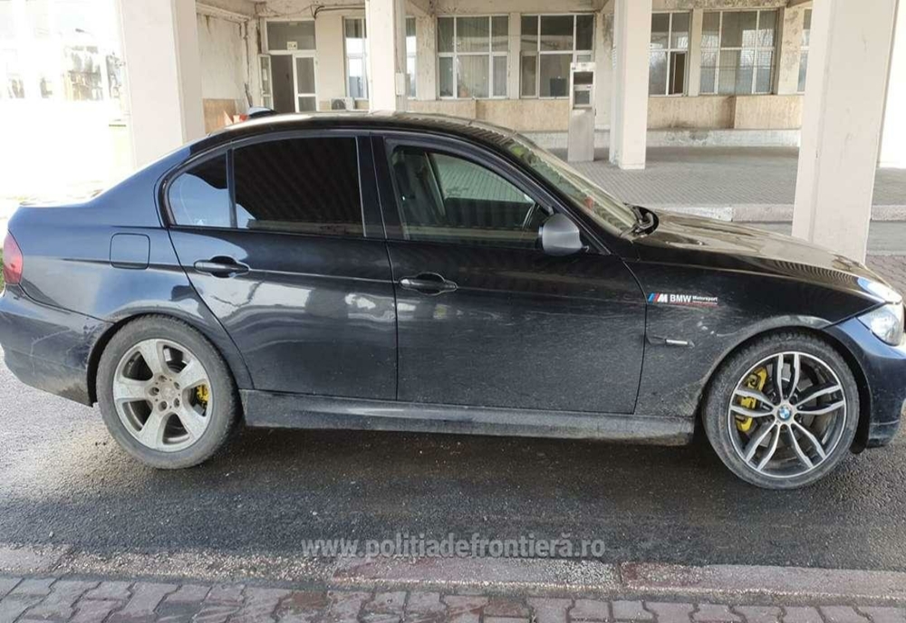 BMW căutat de autoritățile spaniole, descoperit la Giurgiu   