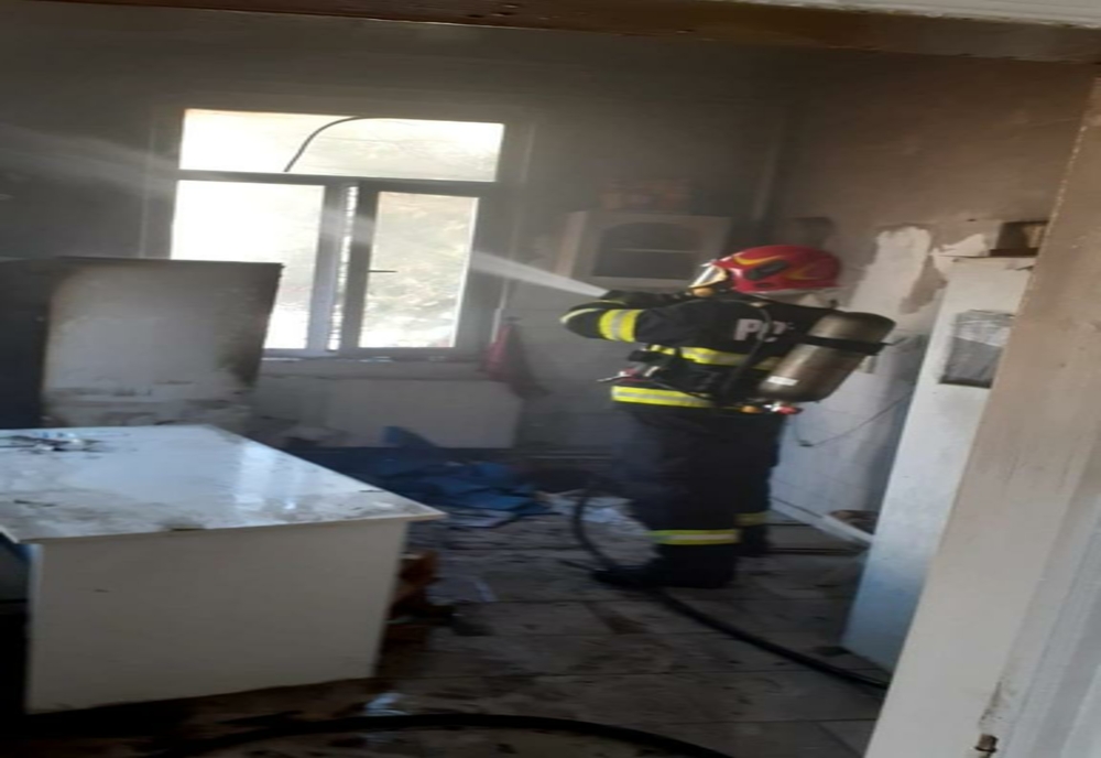 Incendiu la un cabinet medical din Țăndărei