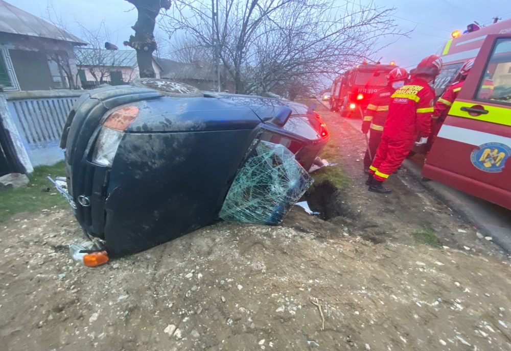 Olt: Un bărbat din Vâlcea, care s-a răsturnat cu maşina şi a fugit de la locul accidentului, găsit de poliţişti