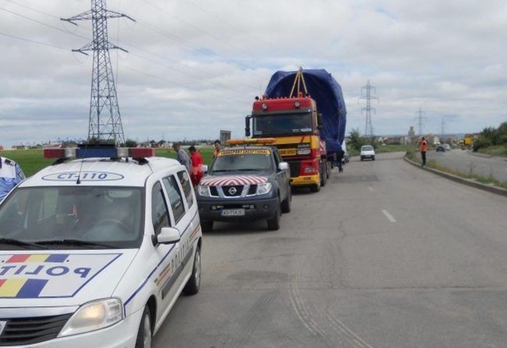 Atenție, șoferi! Transport agabaritic pe traseul PTF Nădlac1 – Baza Militară Mihail Kogălniceanu