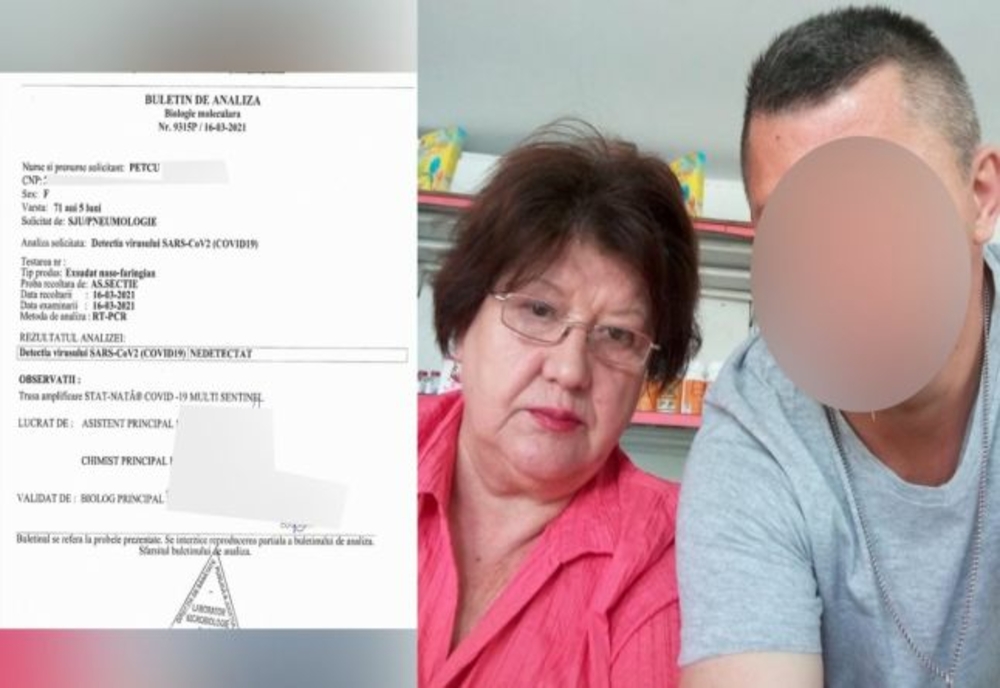 O femeie de 71 de ani din Buzău a stat să-și îngrijească fiul într-o secţie cu bolnavi de COVID, fără echipament de protecţie