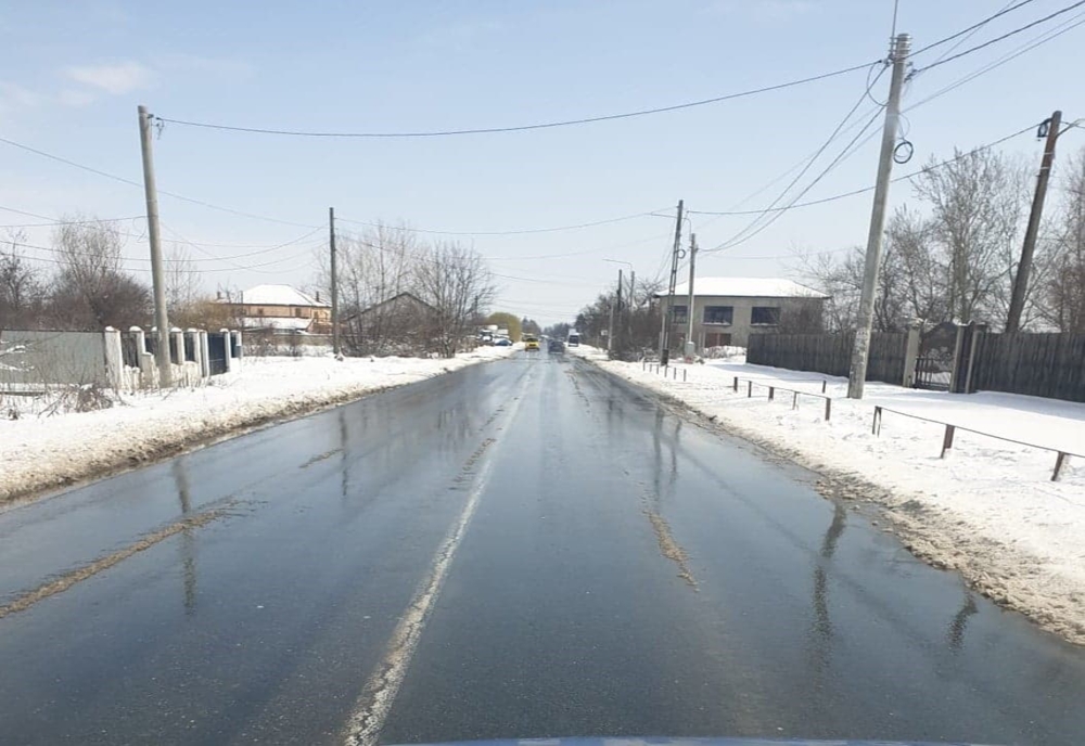 Cum se circulă pe drumurile din județul Giurgiu și cu câte utilaje s-a intervenit