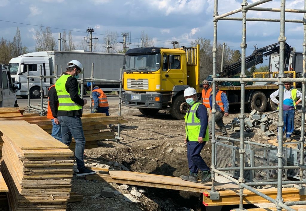 Cele 72 de grinzi de beton necesare pasajului Berceni vor fi produse la Ploiești
