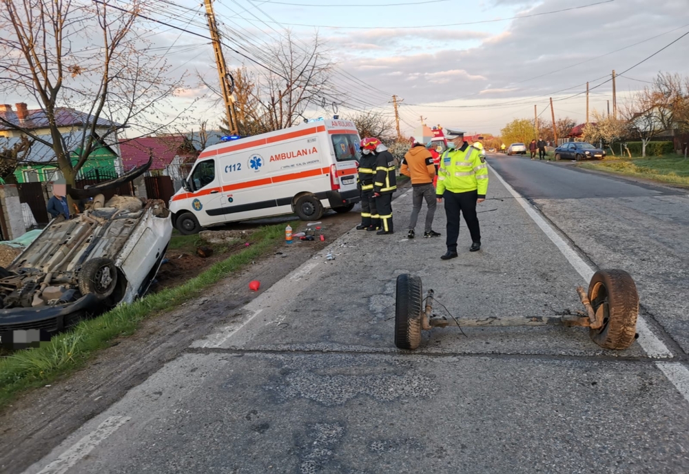 Şofer din Olt, implicat într-un accident în Argeş. Două persoane rănite