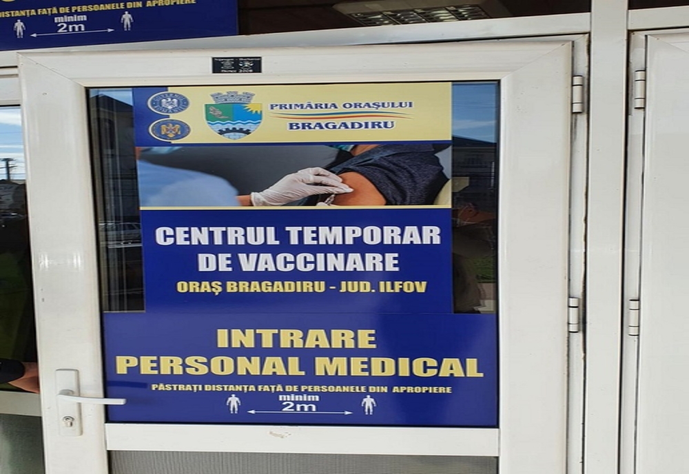 Centrul de vaccinare de la Bragadiru, funcțional peste câteva zile