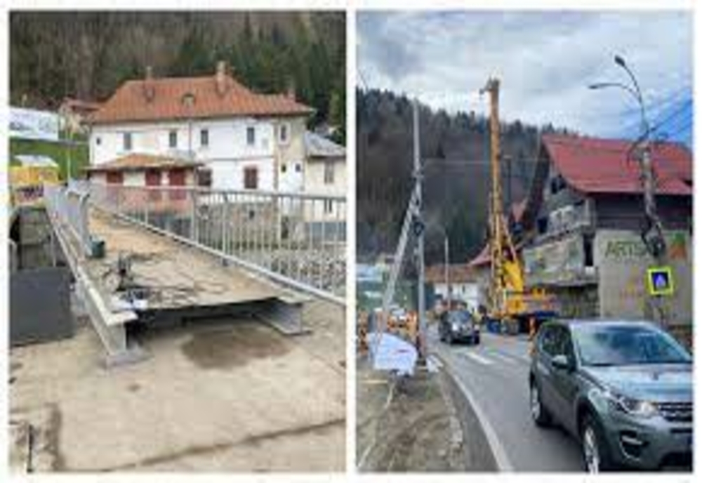 Luni, 10.05.2021, încep lucrările la structura de rezistență a podului peste pârâul Azuga
