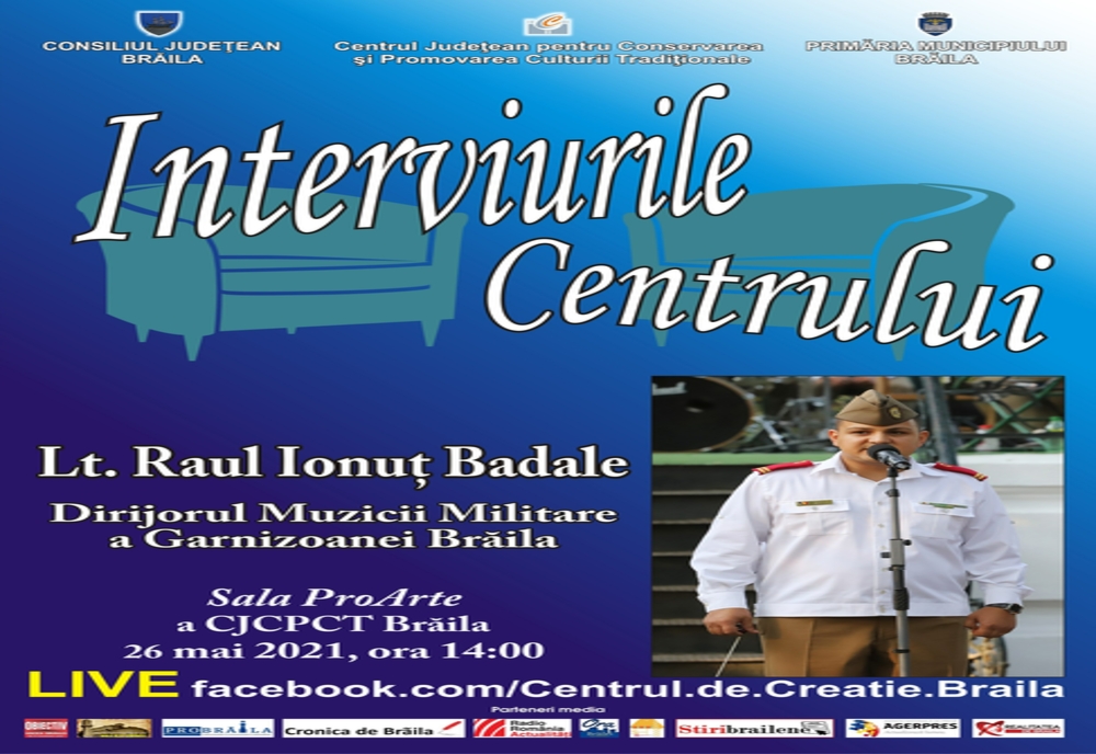 Lt. Raul-Ionuţ Badale invitat la Interviurile Centrului