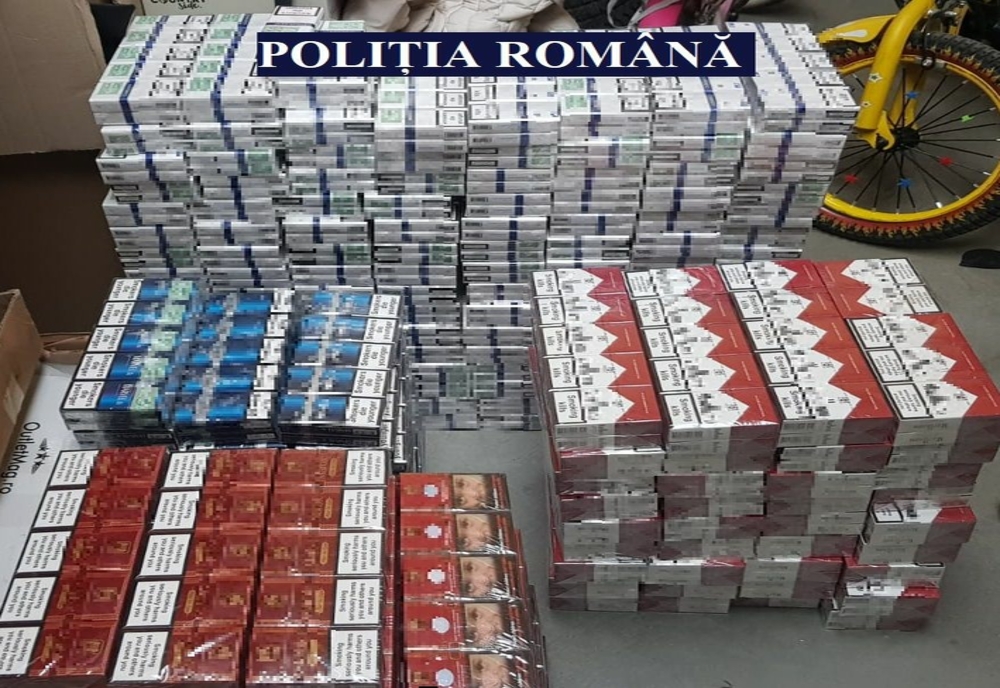 Contrabandă cu țigări: Poliția a confiscat 269.900 de țigarete fără timbru