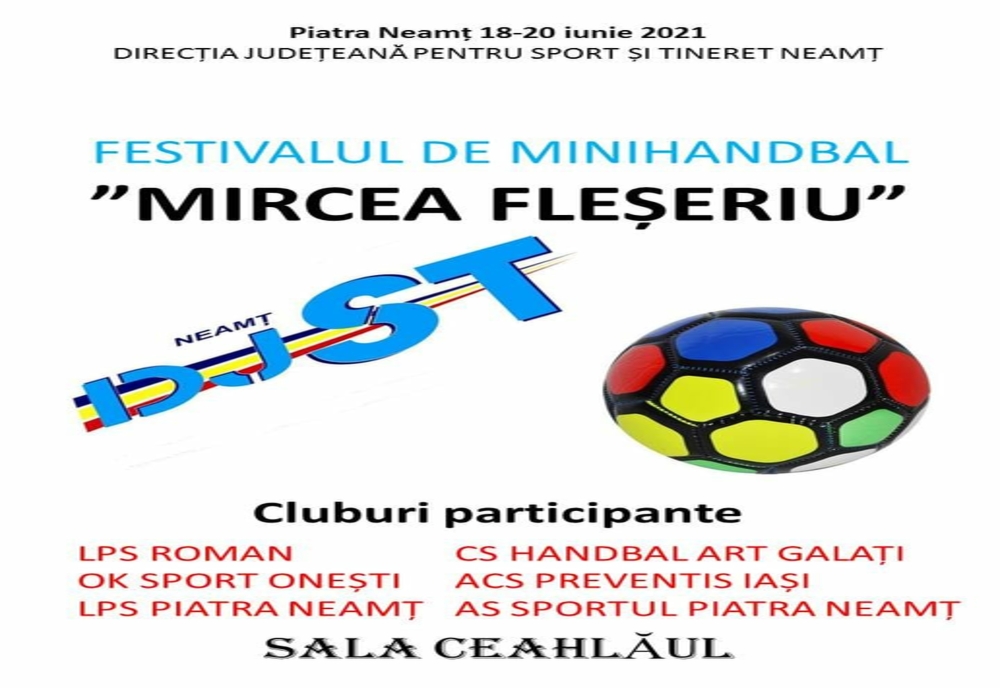 Festivalul de Minihandbal ”Mircea Fleșeriu”, ediția 2021