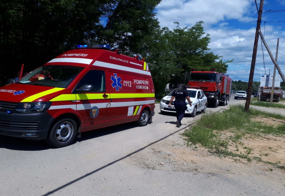 Două persoane rănite într-un accident rutier, la Tismana (FOTO)