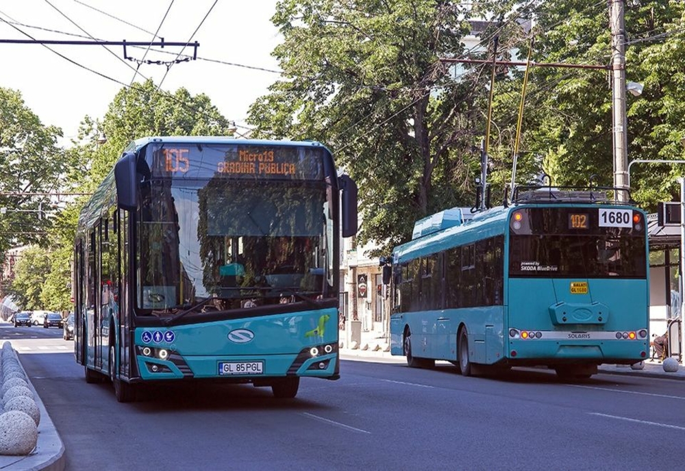 Gălățenii circulă cu autobuze hibrid