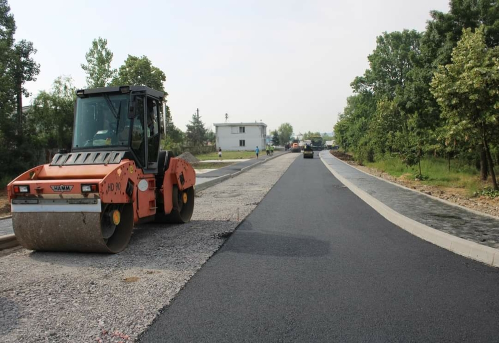 Investiție realizată cu fonduri europene pe drumul care leagă Calea Cernețului și Bulevardul Tudor Vladimirescu