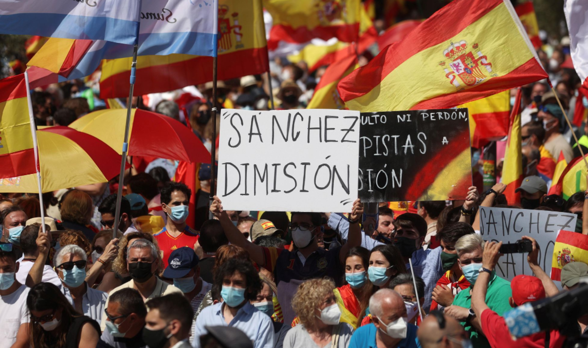 VIDEO. Spania, DA, grațiere – NU! Protest al Opoziției față de intenția Guvernului Sanchez de a-i ierta pe liderii independentiști catalani