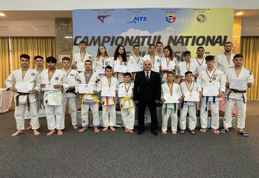 Medalii de aur pentru sportivii Clubului Sportiv Aquila Giurgiu la Campionatul Național de Ju-Jitsu