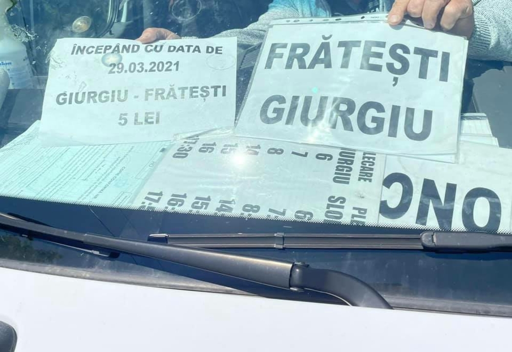 Firmă de transport persoane din județul Giurgiu, sancționată după ce a modificat prețul biletelor