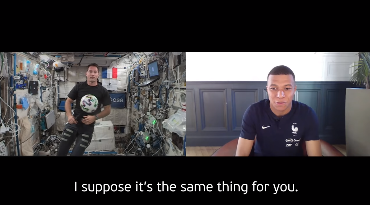 VIDEO. Interviul ”galactic” dintre Mbappé și un astronaut aflat pe Stația Spațială Internațională