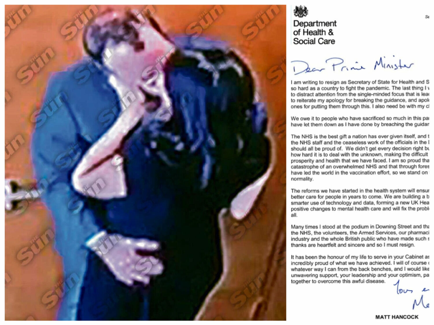 Sex-scandal de proporții în Guvernul de la Londra. Ministrul Sănătății demisionează după o poză amoroasă