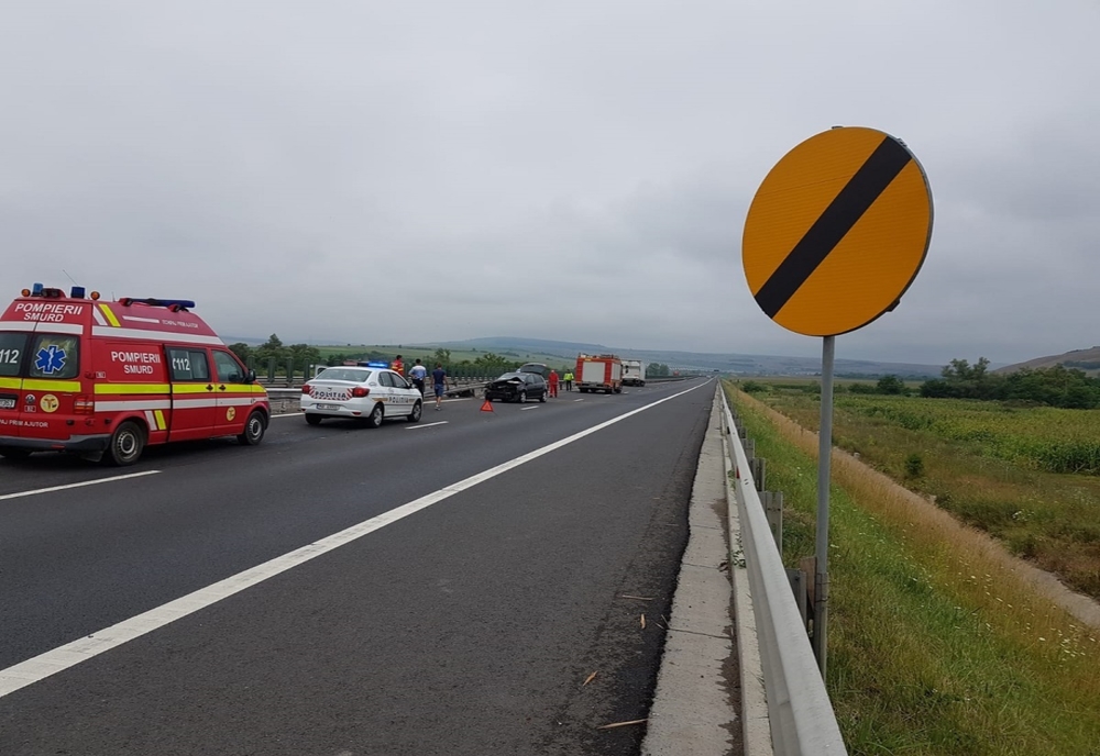 Accident mortal pe autostrada A10 Aiud- Turda
